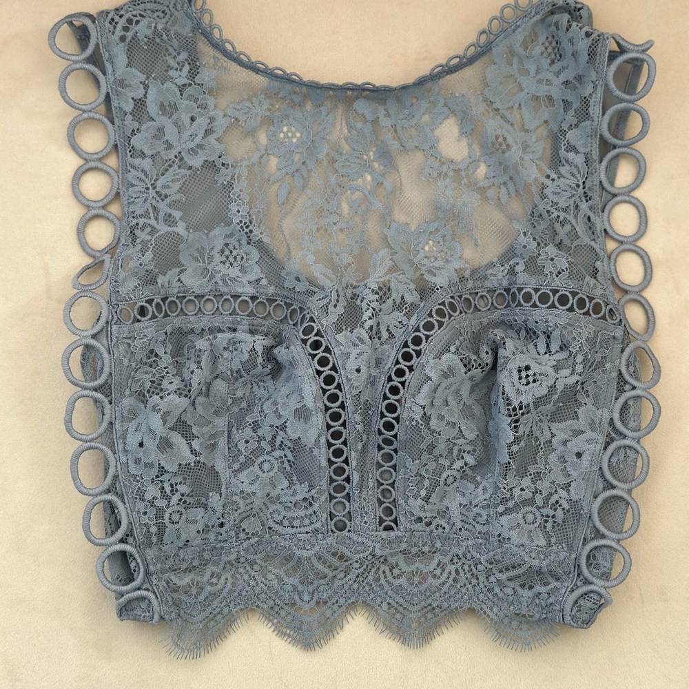 Victoria's Secret Blue Lace Camisole
